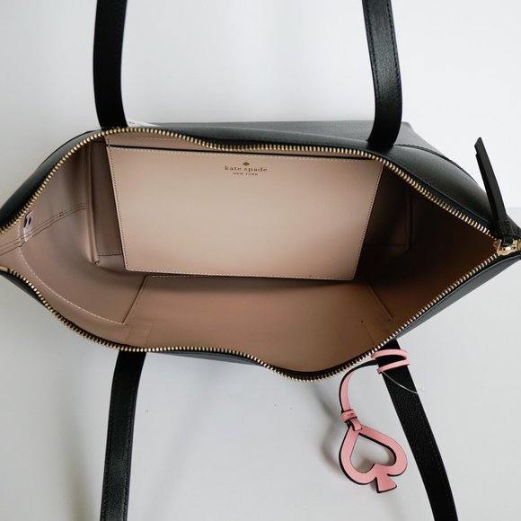 Kate Spade Patrice L Leather Tote Black - Picture 7 of 11